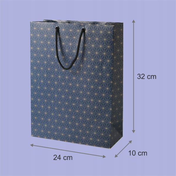 Torba papierowa Laminowana prezentowa 24x10x32 Premium L-02 - obrazek 3