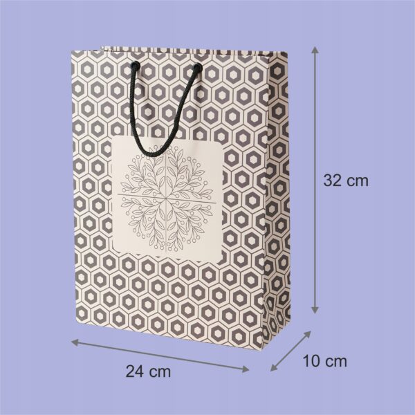 Torba papierowa Laminowana prezentowa 24x10x32 Premium L-03 - obrazek 3