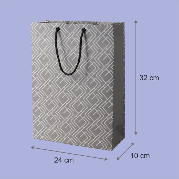 Torba papierowa Laminowana prezentowa 24x10x32 Premium L-07 - obrazek 3